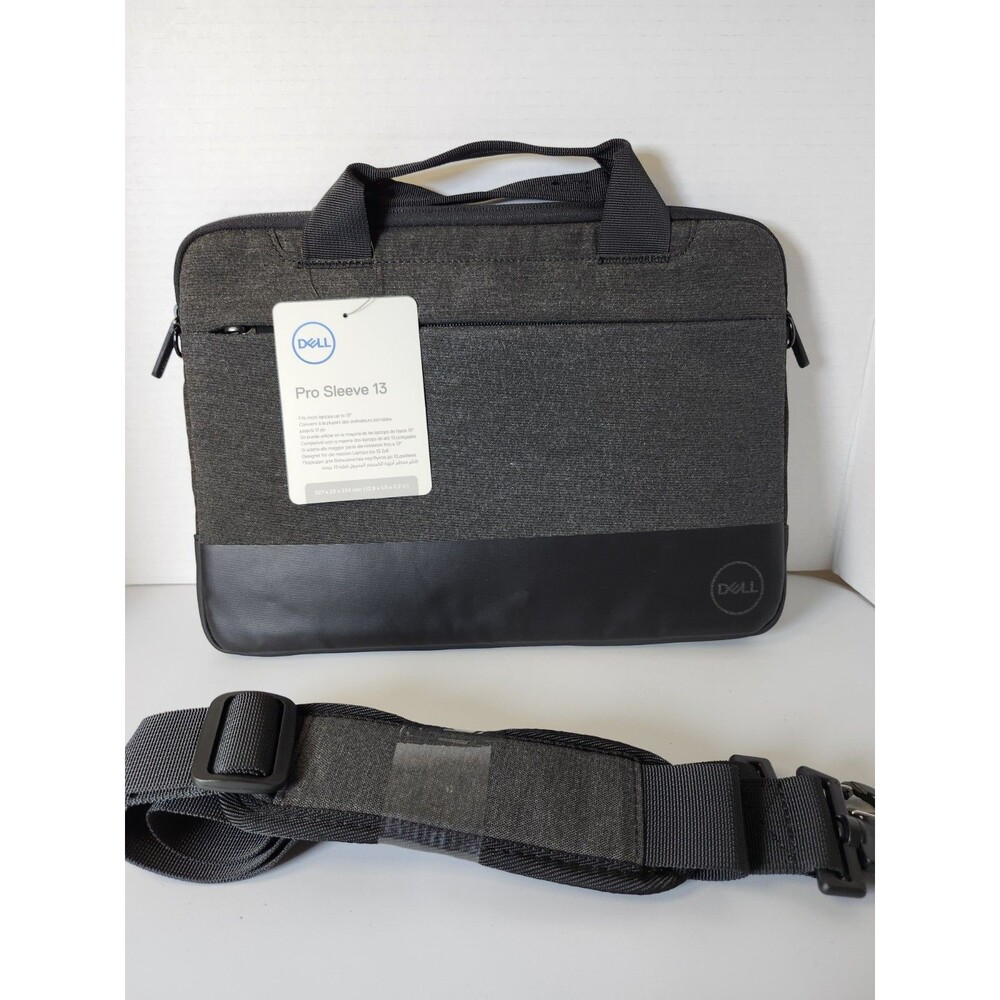 New Dell Pro Sleeve 13 Notebook Laptop Carrier Bag Gray & Black 7MTR0